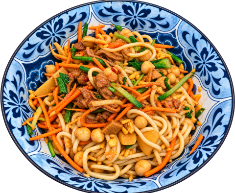 chinese restaurant noodle chicken